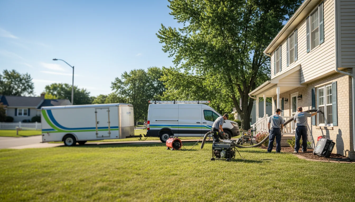 Flooded Basement Restoration And Cleanup With Repair in Winona, MN near me